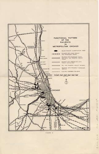 Functional pattern of the railways in Metropolitan Chicago /