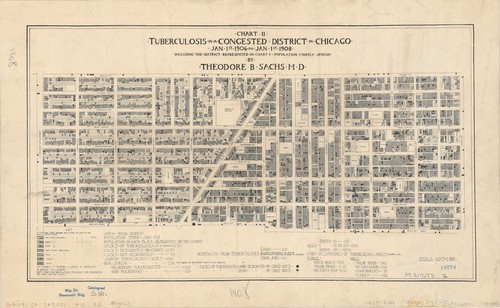 Tuberculosis in a congested district in Chicago, Jan. 1st, 1906, to Jan. 1st, 1908, including the district represented in chart 1, population chiefly Jewish /